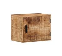 vidaXL Table de chevet murale 40x30x25 cm bois de manguier massif Marron