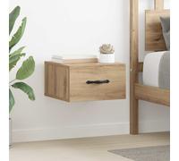 Table de Chevet Murale Armoire de Nuit Rangement Bois d’Ingénierie vidaXL