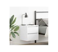 Tables de chevet murales 2 pcs vieux bois 38x34x40 cm table de chevet vidaXL