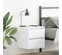 vidaXL Tables de chevet murales 2 pcs vieux bois 38x34x40 cm