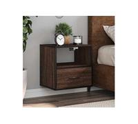 vidaXL Table de chevet murale 848742 – chêne marron 40x31x39,5 cm
