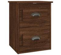 Table De Chevet Murale Chêne Marron 41,5x36x53 Cm Vidaxl Vidaxl Multicolore