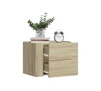 Vidaxl Table De Chevet Murale Chêne Sonoma 45x30x35 Cm