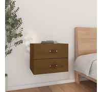 Table de Chevet Murale Gris 50x36x40 cm Table de Nuit Armoire de Lit vidaXL