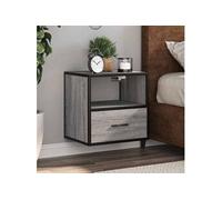 Table de chevet murale sonoma gris 40x31x39,5 cm, armoire, table d'appoint, armoire de lit, armoire de chevet, table 848740