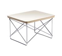 Table de Chevet Occasional LTR Blanc/ Chrome