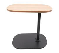 Table de chevet pivotante à 360° - En forme de C - Petite table basse - Table basse pour salon, bureau, chambre à coucher, bureau - Hauteur réglable de 45 à 80 cm