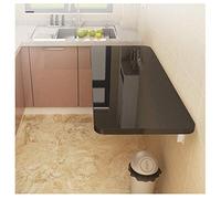 Table de chevet pliable pour ordinateur portable, table pliante murale, table déroulante, table de salle à manger invisible et table d'ordinateur, petit espace, bureau mural simple, 4 couleurs