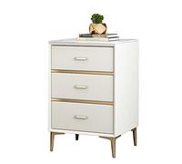 Table de chevet pour chambre à coucher, simple et moderne, en cuir, trois dessins, petit casier de rangement au sol, meuble de chevet