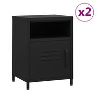 Table de Chevet Rose 35x35x51 cm Acier Table de Nuit Armoire Chambre vidaXL