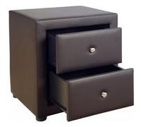 Table De Chevet Table De Nuit Brun Nuit