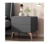 Table de Chevet Simple en Bois, Organiseur Chambre à Coucher, Rangement for la Maison, Table Table de Chevet avec tiroir(Grigio,XL)