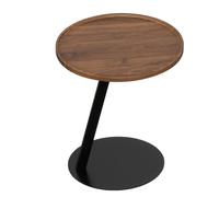 Table de Chevet Simple, Tablette for accoudoir de canapé, Table d'appoint for lit ou Chaise, Table de Nuit, Table d'appoint en Forme de C for Les Petits espaces(B3,55CM/21.65IN)