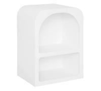 Table de chevet ""Soleya"" H55cm blanc - Atmosphera createur d'interieur