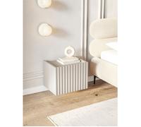 Table de chevet suspendue - FIORRA - 48 cm - grège