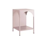 sweeek - Table de Chevet. Table d'appoint en Acier Rose