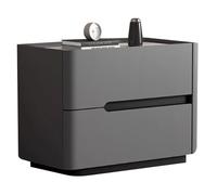 Table de Chevet, Table de Chevet à Deux tiroirs, Table d'appoint for canapé, Table Basse, Style Minimaliste Italien, Disponible en Plusieurs Couleurs.(D,50cm(19.68in))