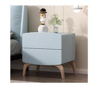 Table de Chevet Table de Chevet Simple en Bois, Organiseur Chambre à Coucher, Rangement for la Maison, Table(Blue,Moyen)