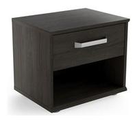 PEGANE Table de Chevet/Table de Nuit Coloris chêne Wateford - Longueur 43.9 x Hauteur 37.7 x Profondeur 34.6 cm