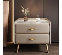Table de Chevet, Tables de Nuit, Commode à tiroirs for Chambre Coucher, Mini, Organisateur Meubles, Table for la Maison(Light Brown,40x40x52cm)