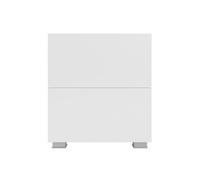 Table de chevet TONIO 2 tiroirs - Blanc