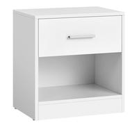 Table de chevet - VASAGLE - Blanc Classique - 1 tiroir - Design moderne et robuste