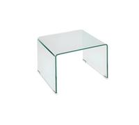 Table de chevet - Verre trempé courbé - SUZANA