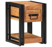 Table De Chevet Vidaxl 30x30x40 Cm En Bois Massif D'acacia