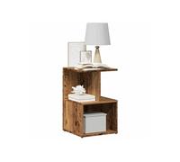 Table de chevet vieux bois 35x35x55 cm bois d'ingénierie, table d'appoint, armoire de lit, table d'appoint pour 856530