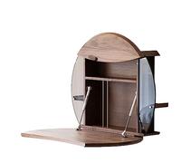 Table de coiffeuse murale pliable, bureau de maquillage extensible pour petite chambre ou dressing, solution d'économie d'espace