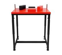 Table de compétition professionnelle - 90 x 65 x 100 cm - Avec coudières - Rouge