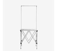 Table de comptoir mobile portable - Kiosque de dégustation de supermarché, présentoir de salon, réception, événement, podium parfait pour la publicité et les expositions