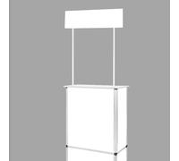 Table de comptoir portable de promotion - Kiosque de dégustation de supermarché - Bureau d'exposition pour événements, expositions et activités d'échantillonnage