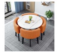 Table de conférence avec 4 chaises - Petit design carré rond pour réunions, événements et magasins