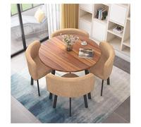 Table de conférence compacte et ronde pour bureau - Négociation créative - Réception - Cuisine pour petits espaces (B1)