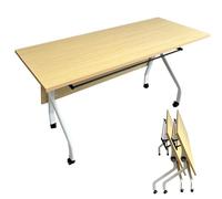 Table de conférence moderne avec cadre en métal pour réunions de bureau, bureau de séminaire, meuble de salle de réunion, solution d'espace de travail collaboratif