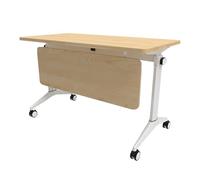 Table de conférence pliable à roulettes pour salle de formation, séminaire, salle de classe