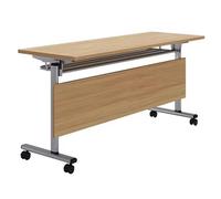 Table de conférence pliable à roulettes - Table de séminaire portable pour réunions, formations, bureaux et salles de esign compact pour un rangement facile