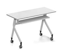 Table de conférence pliable avec roulettes. Design modulaire pour ateliers de groupe flexibles. Facile à déplacer et à installer. Idéal pour les réunions et les événements
