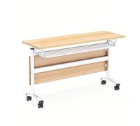 Table de conférence pliable avec roulettes, table d'entraînement mobile pour bureau, salle de classe et réunions de séminaire