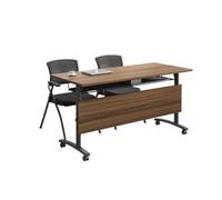 Table de conférence pliable et modulable pour réunions en classe, table de formation, hauteur réglable, design durable, idéal pour les espaces de collaboration