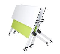 Table de conférence pliable extensible avec roulettes silencieuses - Design modulaire pour des aménagements personnalisables de salle de conférence et des espaces de travail hybrides, parfaite pour