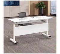 Table de conférence pliante avec roulettes, portable et peu encombrante pour bureau, formation et travail collaboratif