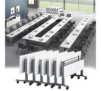 Table de conférence pliante avec roulettes pour la formation et les événements