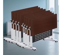Table de conférence pliante de 140 cm - Table de réunion modulaire portable avec plateau rabattable - Table d'entraînement pour bureau et salle de classe - 8 pièces - Idéal pour les séminaires et