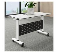 Table de conférence pliante portable sur roues tables de réunion pliables avec conception rectangulaire de table de conférence modulaire de table pour salle de classe pour la classe de bureau et