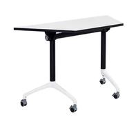 Table de conférence Pliante Tables de conférence Pliante Bureau de réunion Mobile Moderne avec roulettes verrouillables Grande Table de Formation rectangulaire pour Bureaux, écoles et salles