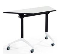 Table de conférence pliante, trapézoïdale mobile avec roues verrouillables à 360° pour bureau et salle de classe, petite table de séminaire