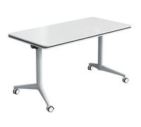 Table de conférence portable pliante à roulettes, idéale pour les réunions de bureau et les sessions de formation