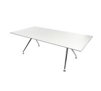 Table de conférence W-Table rectangulaire frame aluminium polished